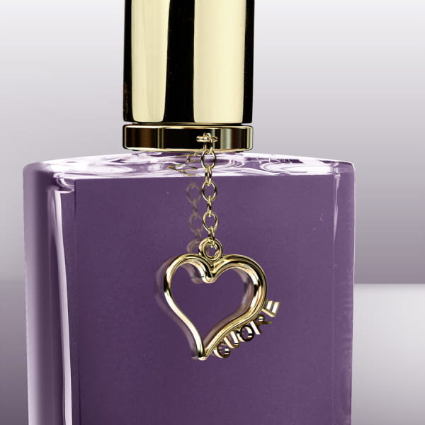 Customized metal charm to decorate perfume bottles