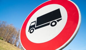 Restricciones a la circulación de camiones