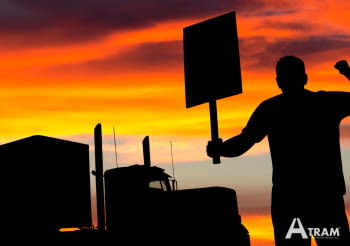 Huelga En El Sector Del Transporte Convocada Por CCOO Y UGT