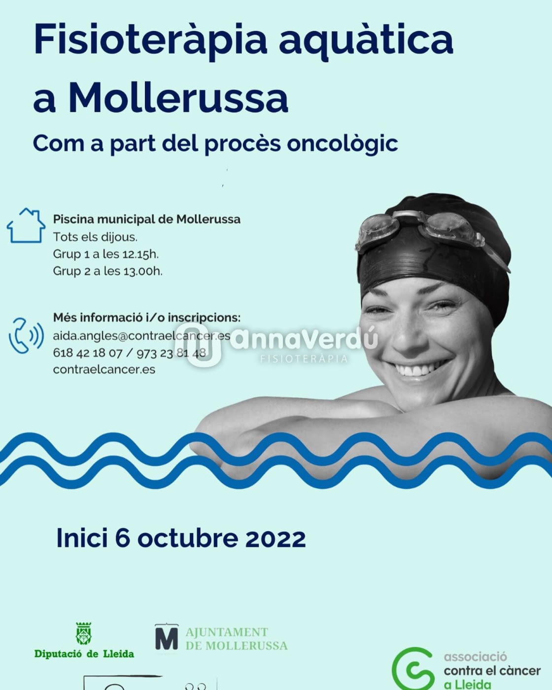 Fisioteràpia aquàtica oncològica a Molllerussa