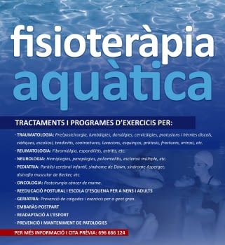 Tècnic expert en fisioteràpia aquàtica - Tractaments de Fisioteràpia Aquàtica personalitzats