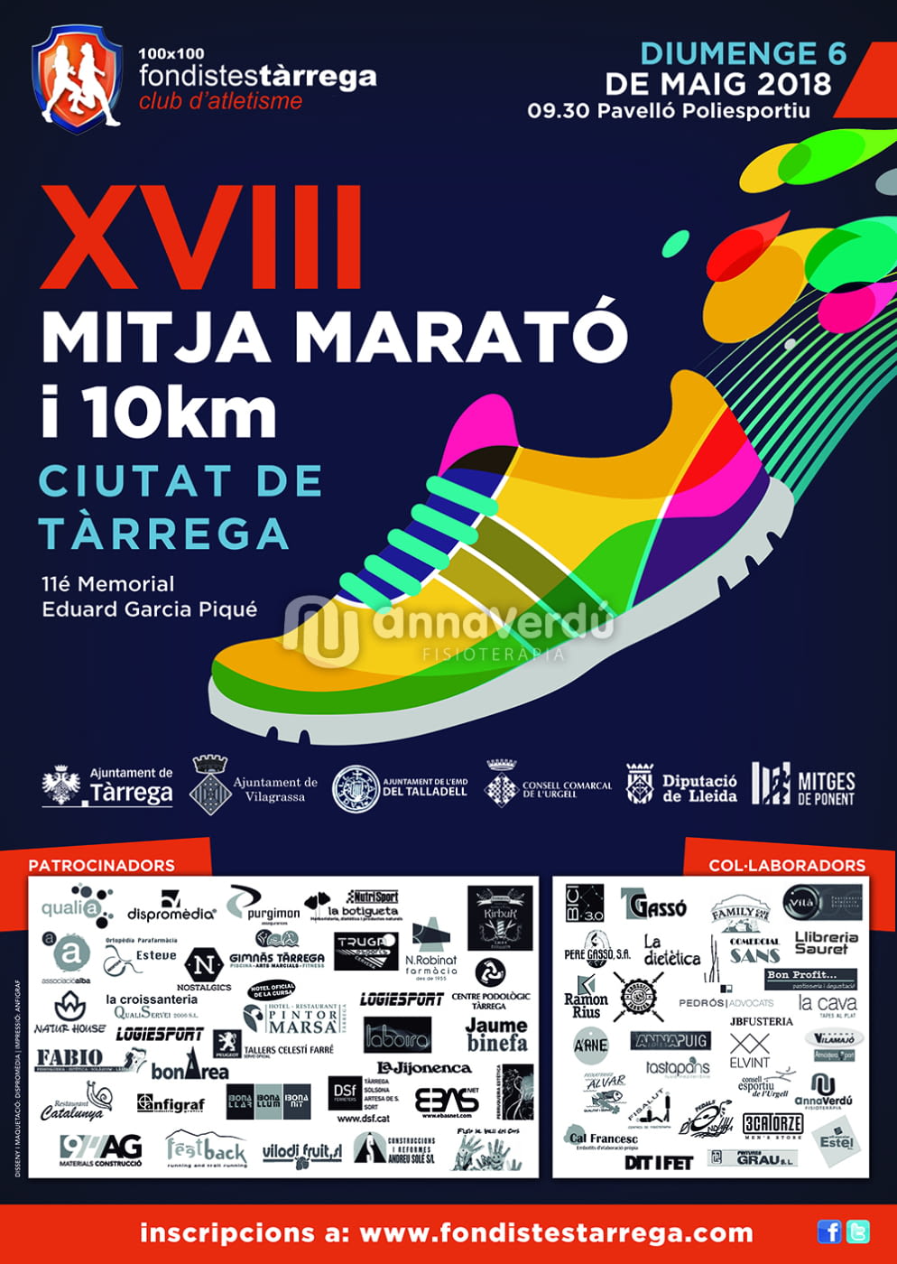 XVIII Mitja marató i 10 Kms - TÀRREGA