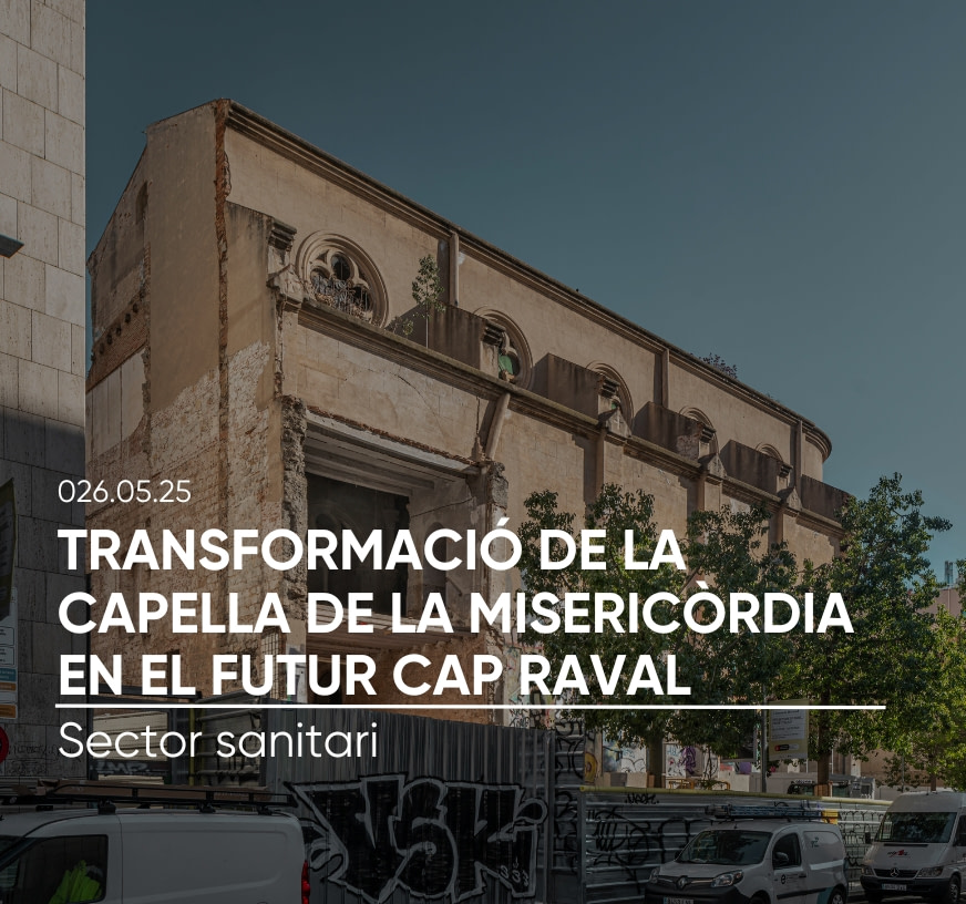 Avança la transformació de l’antiga capella de la Misericòrdia en el futur CAP Raval Nord