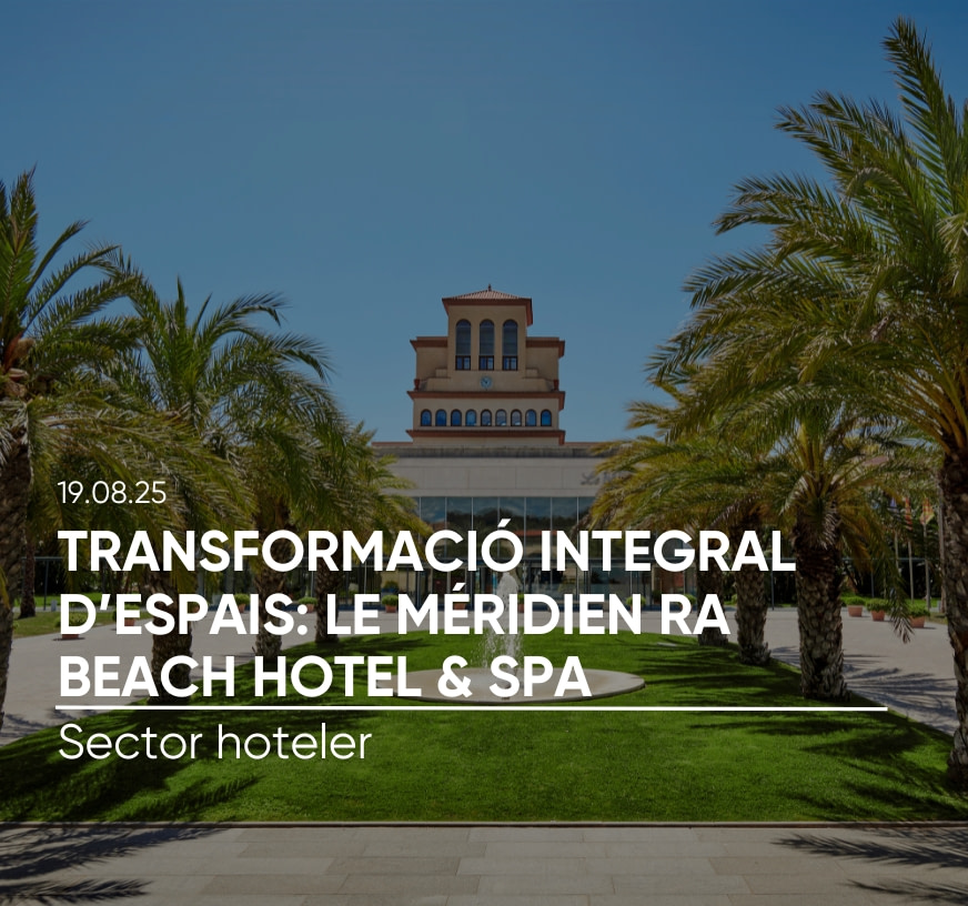 Transformación integral de espacios en Le Méridien Ra Beach Hotel & Spa