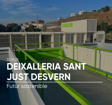 Finalizada la nueva estación de gestión de residuos de Sant Just Desvern: un proyecto de construcción sostenible