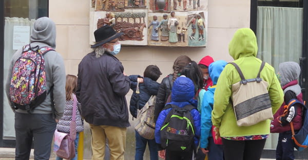 Visita dels alumnes Escola Jardí de Verdú