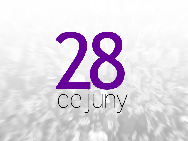 28J - Dia de l'Alliberament LGBTI+ o Dia de l’Orgull LGBTI+