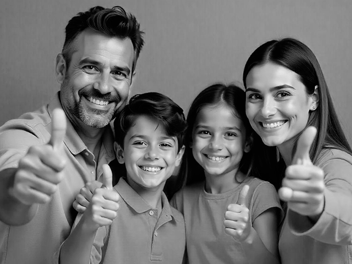 Familia feliz