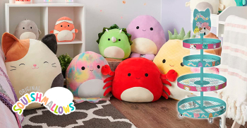 Squishmallows plushies display stand