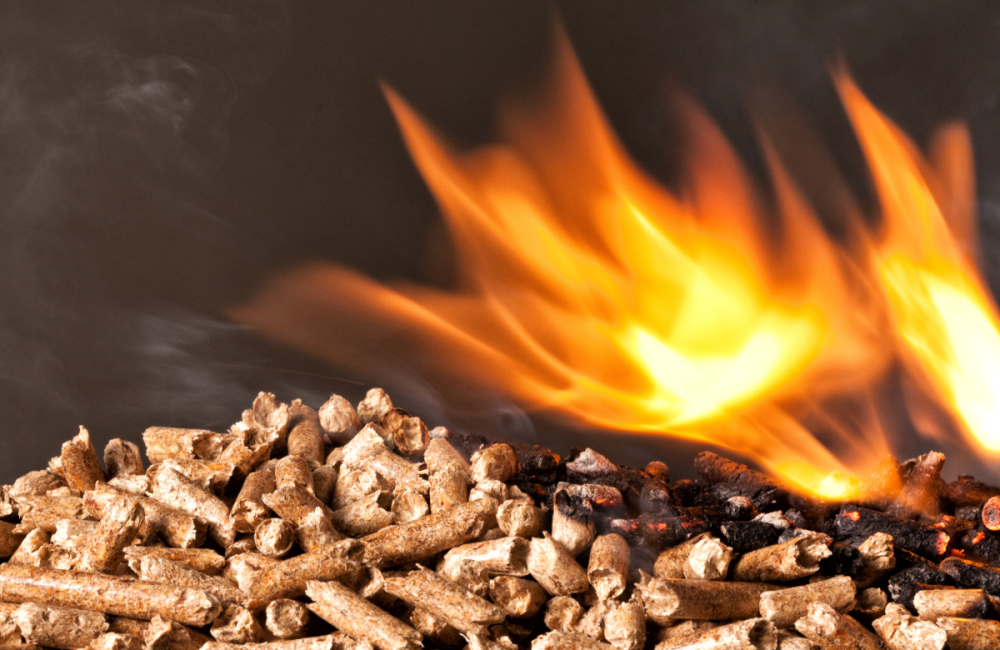 Calefacción de biomassa y pellet