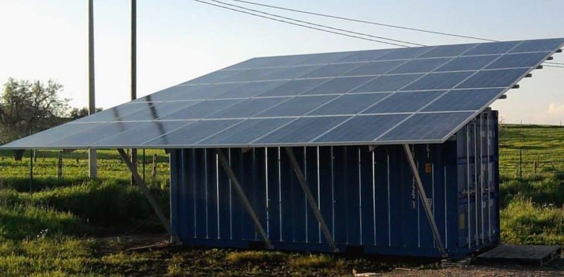Central Solar fotovoltaica Container Zonas remotas