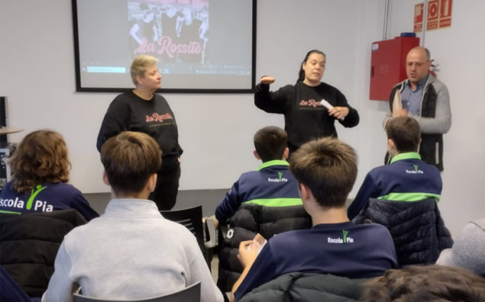 Avui hem tingut el plaer de rebre els alumnes de 3r d’ESO de l’Escola Pia al CEI Tàrrega – Cal Trepat.