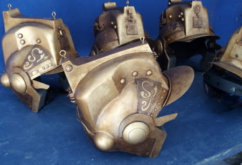 Steam Pinball helmets.