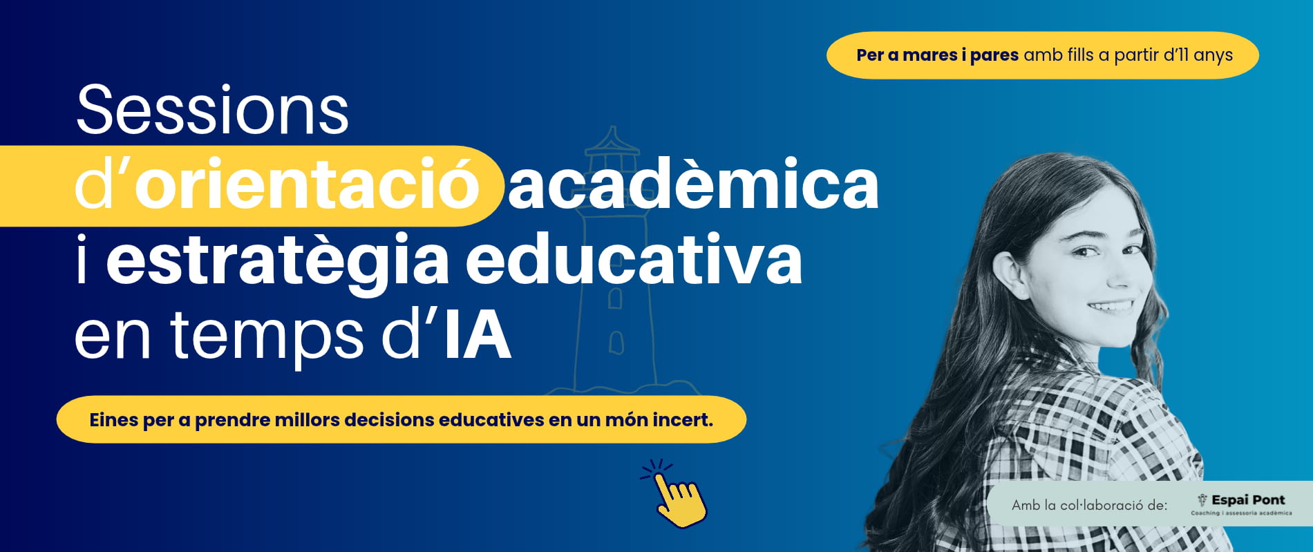 Sessions d'orientació acadèmica i estratègia educativa en temps d'IA per a pares i mares