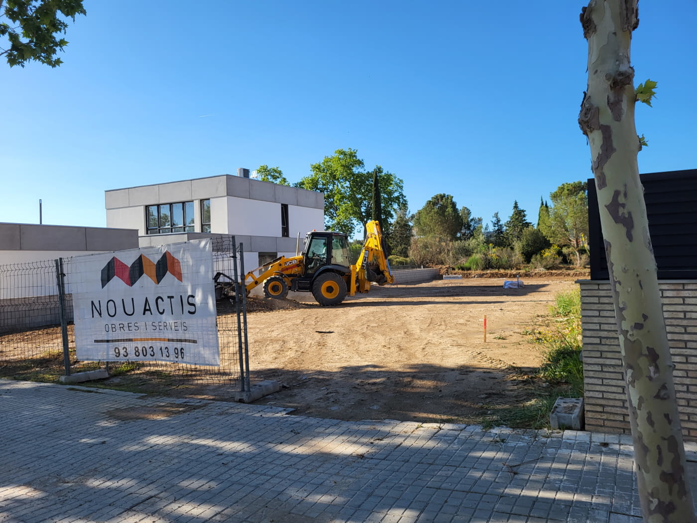 Inici obres habitatge de nova construcció al Municipi d´Igualada