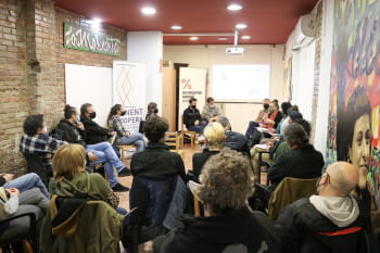 Una vintena de persones del sector cultural de Lleida s’apleguen en la 1a Taula Territorial de Cultura de l’ESS