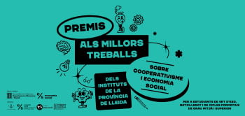 Premis als millors treballs sobre cooperativisme i economia social dels instituts de la província de Lleida
