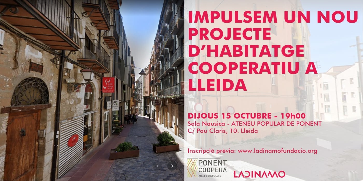 Impulsem un nou projecte d’habitatge cooperatiu a Lleida!