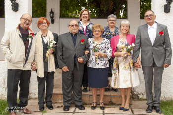 Matrimonis de Tàrrega celebren la tradicional festa de les Noces d’Or