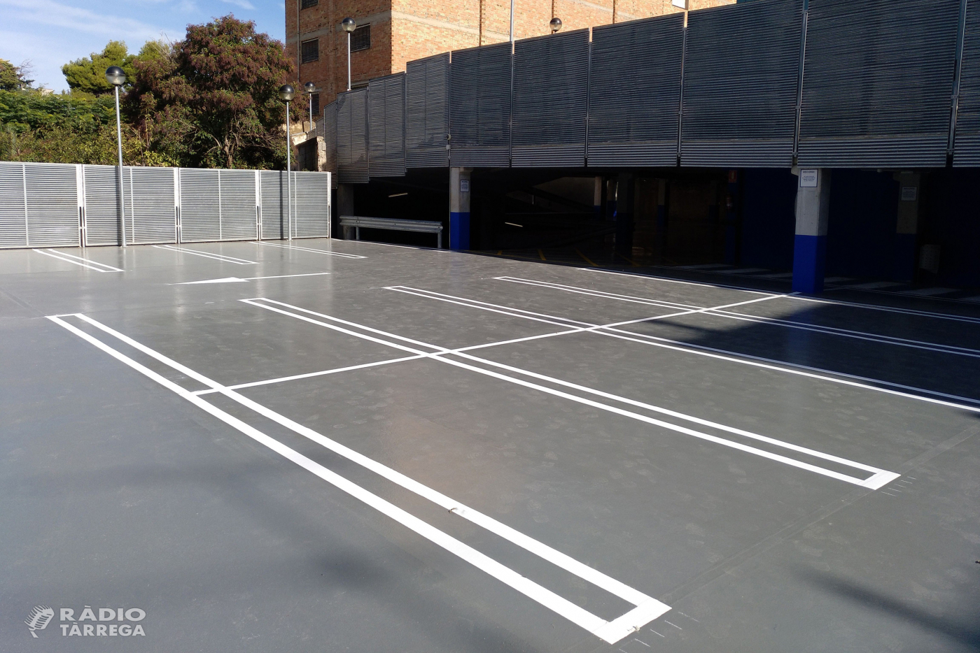 Tàrrega reobre avui dimecres 31 d’octubre el pàrquing municipal de l’avinguda de Catalunya, finalitzats els treballs de millora