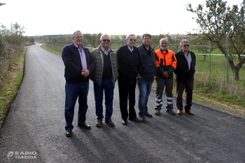 Tàrrega culmina els treballs d’arranjament de la via rural que comunica amb el terme de Verdú