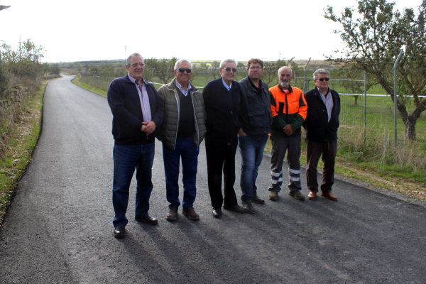 Tàrrega culmina els treballs d’arranjament de la via rural que comunica amb el terme de Verdú