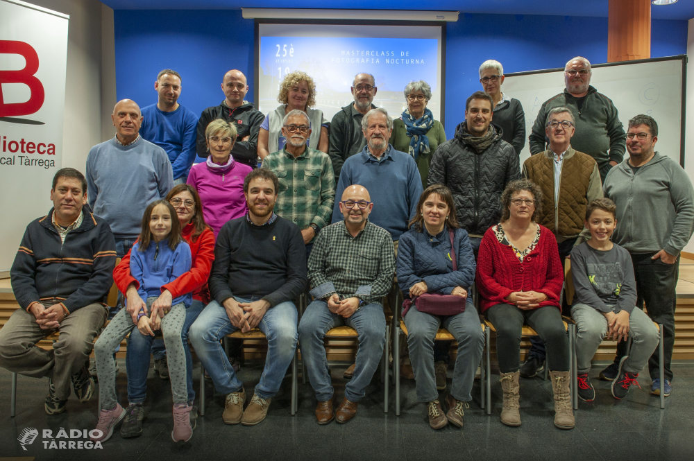 Tàrrega celebra el 25è aniversari del curs de fotografia impartit per Jaume Solé amb suport de la Regidoria de Cultura