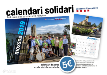 La Biblioteca de Tàrrega acollirà avui dijous la presentació del calendari solidari dels Mossos d’Esquadra