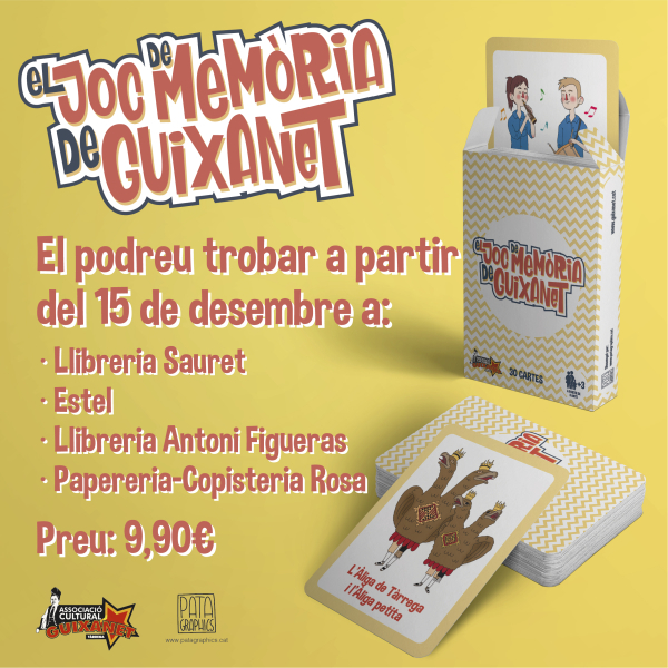 Guixanet crea un joc de memòria amb tots els elements, bestiari i personatges de l’entitat targarina