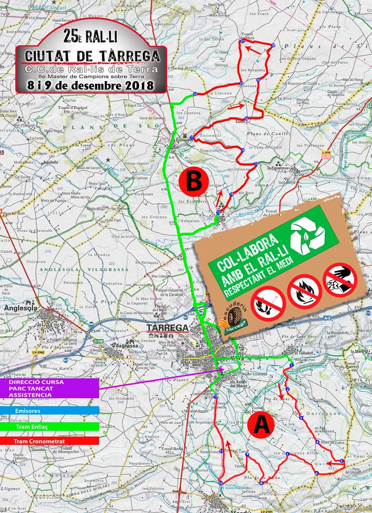 El 25è Ral·li Ciutat de Tàrrega, que se celebra els dies 8 i 9 de desembre, decidirà el títol de la Copa Catalana de Ral·lis de Terra