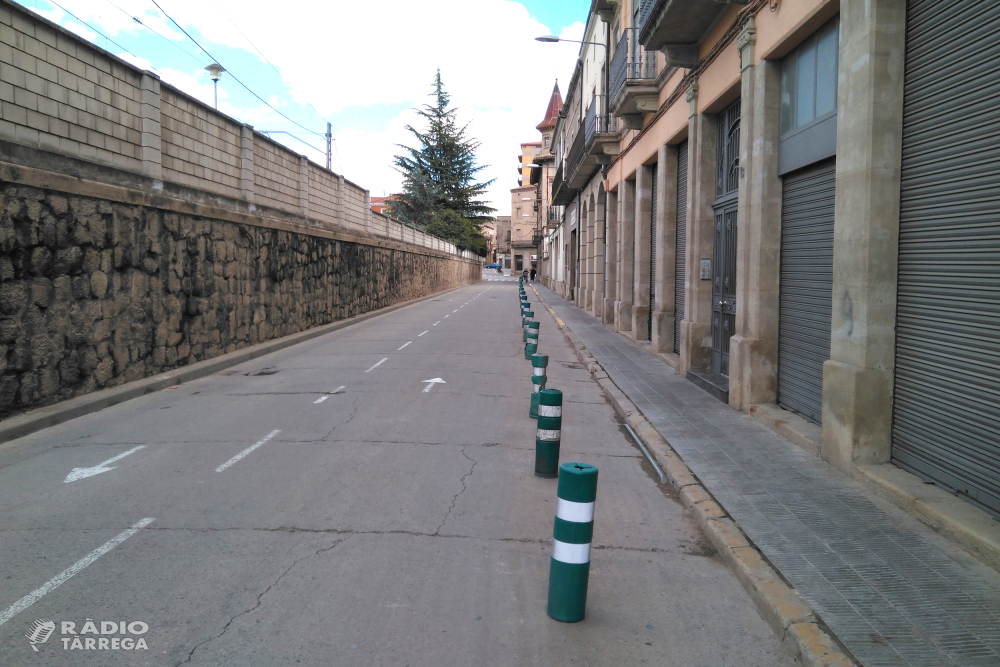 L'Ajuntament de Tàrrega treu a licitació les obres d’ampliació de la vorera sud del Carrer del Segle XX