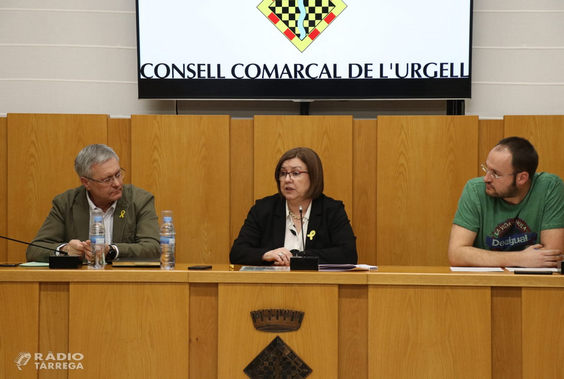 Trobada de Rosa Maria Perelló amb els alcaldes de l’Urgell per informar dels projectes de la Diputació al territori