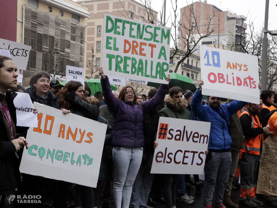 Un miler de manifestants clamen pels drets de les persones amb d'altres capacitats a Lleida