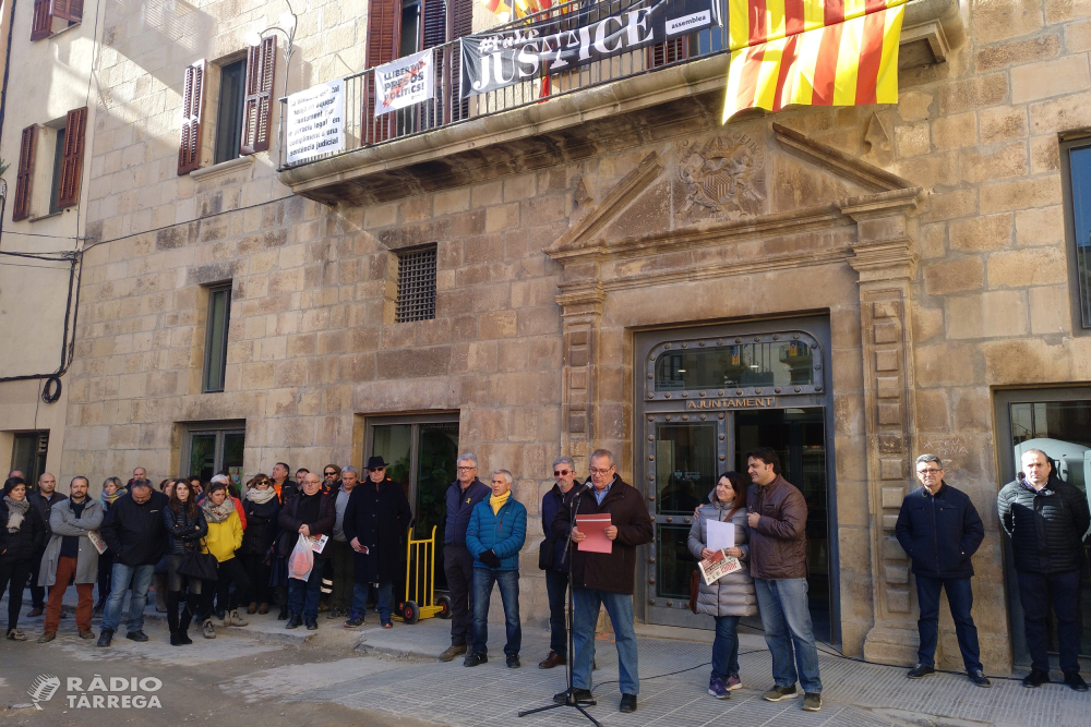 L'Ajuntament de Tàrrega es suma a l'aturada convocada per l'Associació de Municipis per la Independència