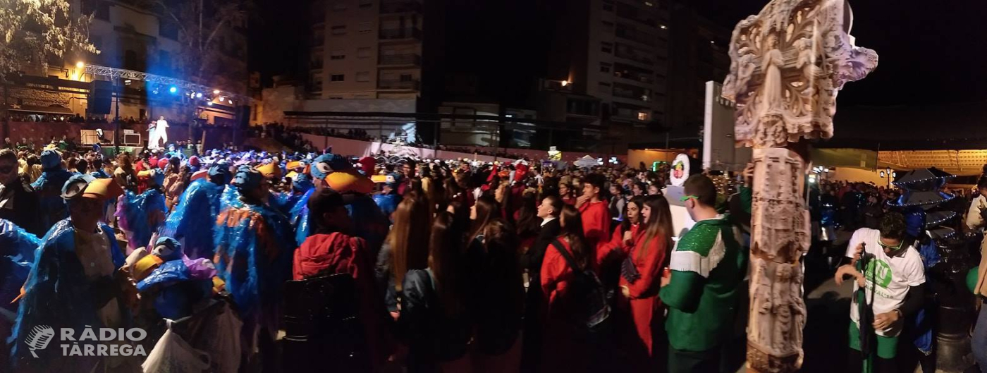 El Carnestoltes de Tàrrega 2019 tanca l'esdeveniment amb 1400 participants i 63 comparses a la rua de Dissabte