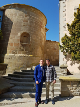 El subdelegat del Govern, José Crespin, es reuneix amb l'alcalde d’Ossó de Sió