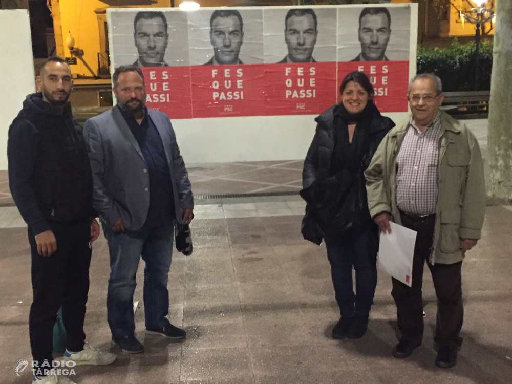 Tret de sortida a la campanya electoral del PSC a Tàrrega