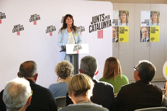 Borràs destaca que Neus Català va tirar endavant tot i viure circumstàncies "molt difícils" com els "presos polítics"