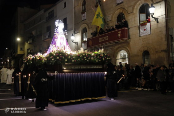 Bellpuig dona el tret de sortida als actes religiosos de Setmana Santa amb la Magna Processó Penitencial dels Dolors