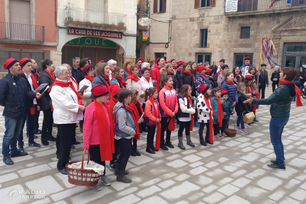 Tàrrega manté la tradició de les caramelles amb les veus de la Coral Infantil Mestre Güell