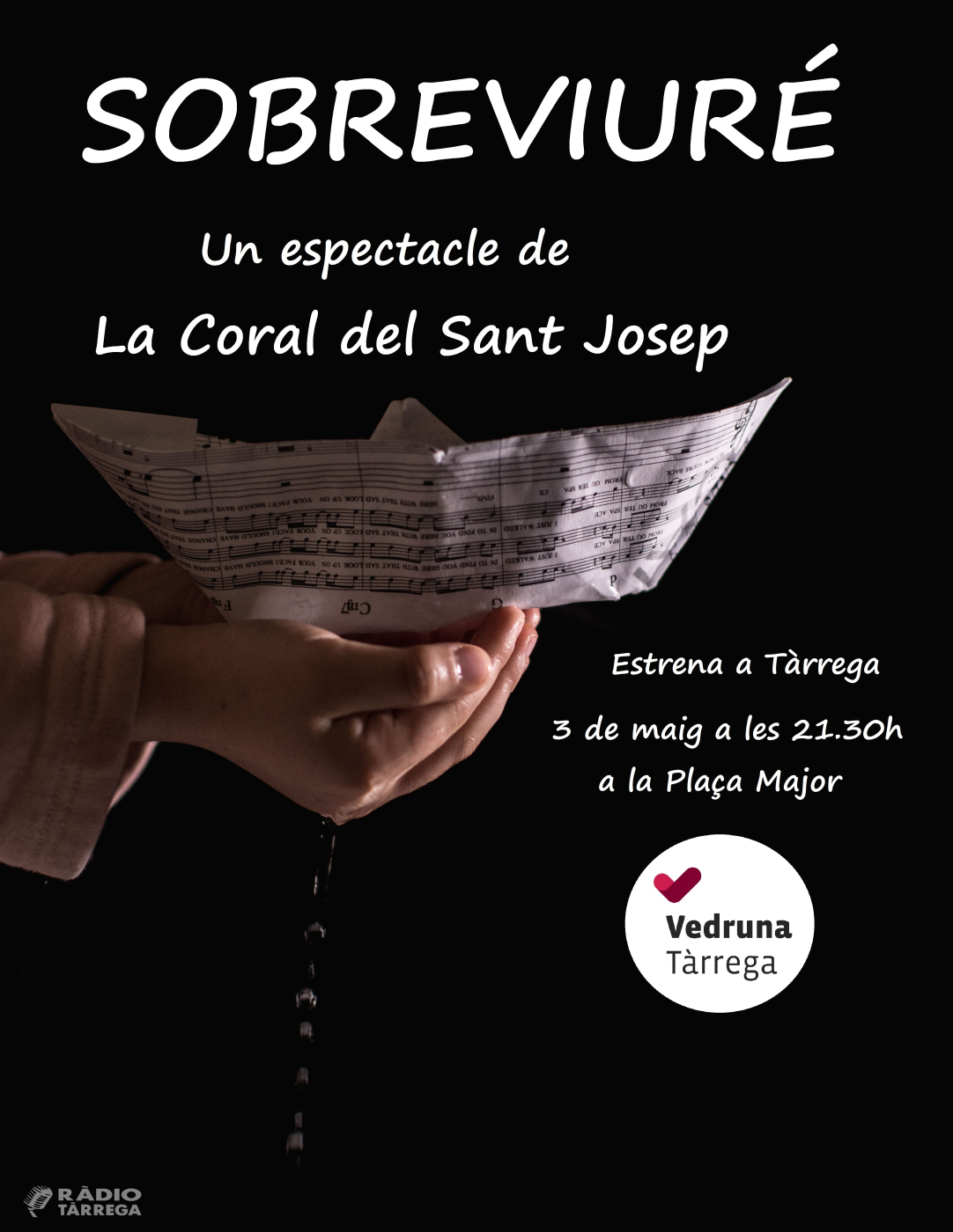 Les corals de l'escola Sant Josep de Tàrrega estrenaran l'espectacle Sobreviuré amb 180 cantants damunt l'escenari