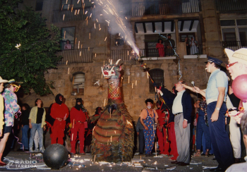 El Drac de Tàrrega celebra 30 anys amb una festa i un correfoc