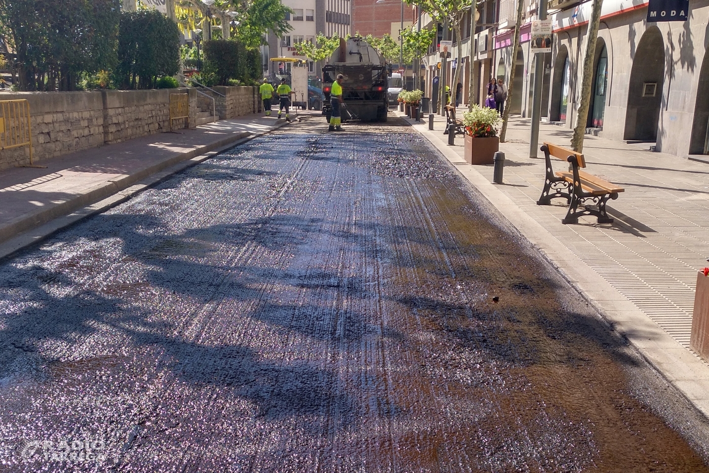 L’Ajuntament de Tàrrega renova el paviment asfàltic en sis vials del nucli urbà