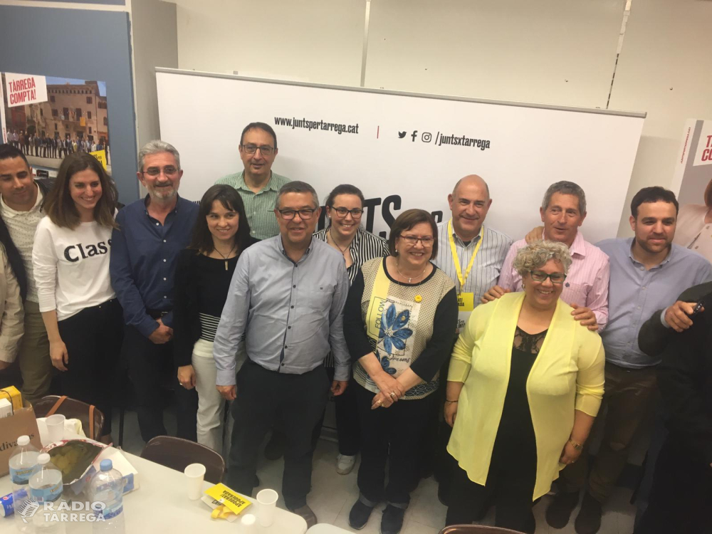 Junts per Tàrrega, amb Rosa Maria Perelló al capdavant, torna a guanyar les eleccions Municipals a Tàrrega