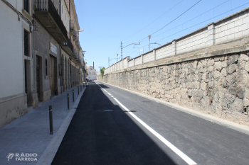 Tàrrega reobre al trànsit el carrer del segle XX una vegada finalitzades les obres de millora