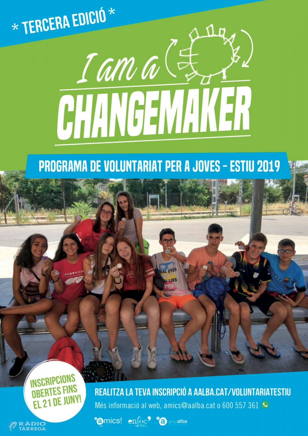 El Grup Alba obre incripcions del Programa de Voluntariat per a joves de l'estiu