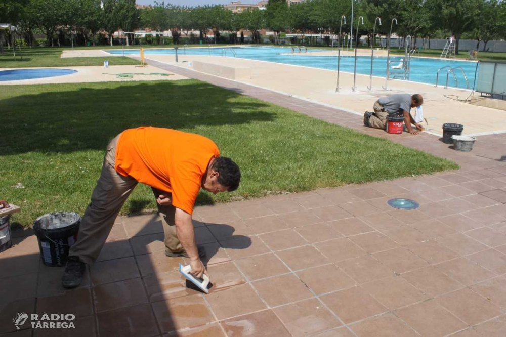 Les piscines municipals d’estiu de Tàrrega, a punt per iniciar la nova temporada de bany el dissabte 15 de juny