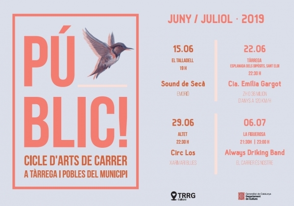 Tàrrega estrena un nou cicle estival d’arts de carrer, amb quatre propostes del 15 de juny al 6 de juliol, que també arribarà a pobles del municipi