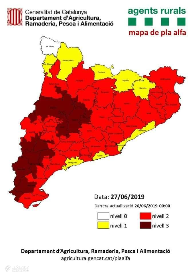 S'activa a l'Urgell el nivell 3 del Pla ALfa per l'onada de calor