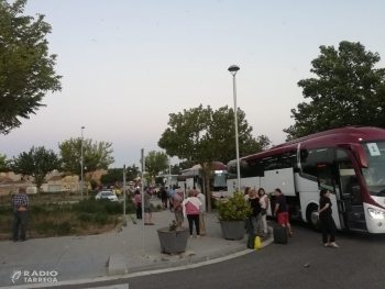 Cinc autobusos surten de Tàrrega en direcció a Estrasburg per assistir demà a una manifestació davant el Parlament Europeu